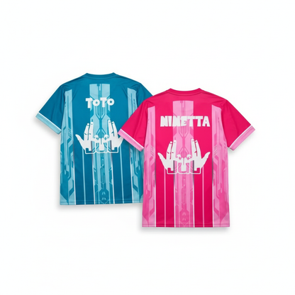 JUL Maillot TOTO Et Ninetta Jersey Men's And Women Trendy Rap Culture Print T-shirts Breathable Football Training Men's T-shirt